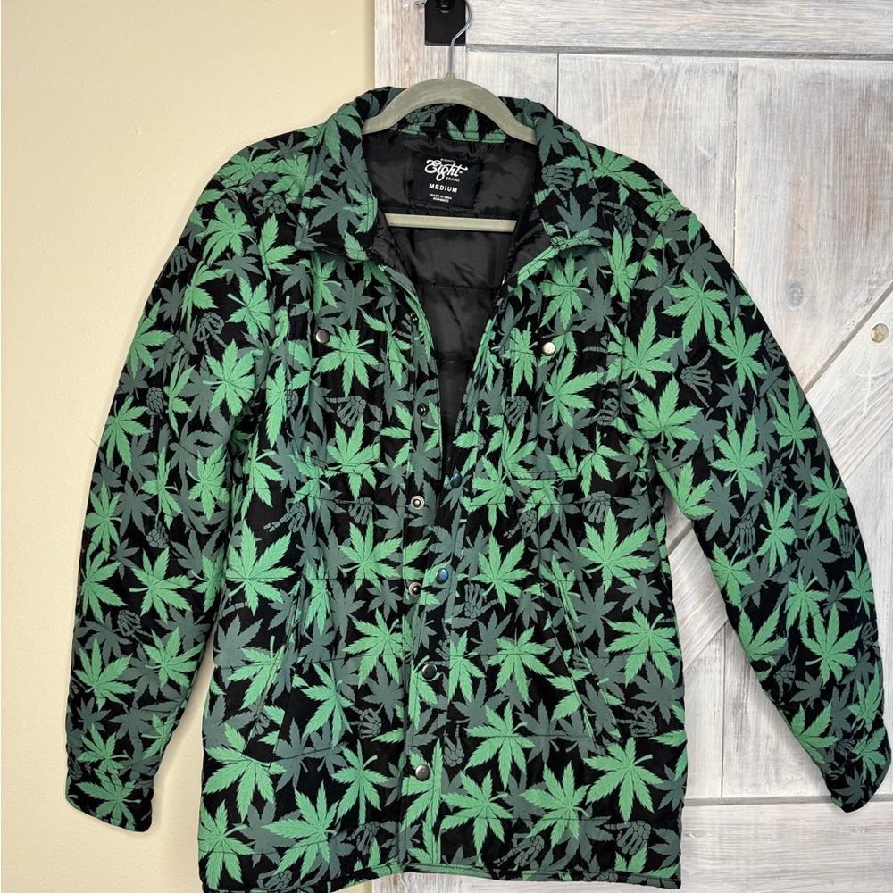 Quilted coat with a Mary Jane look. NWOT